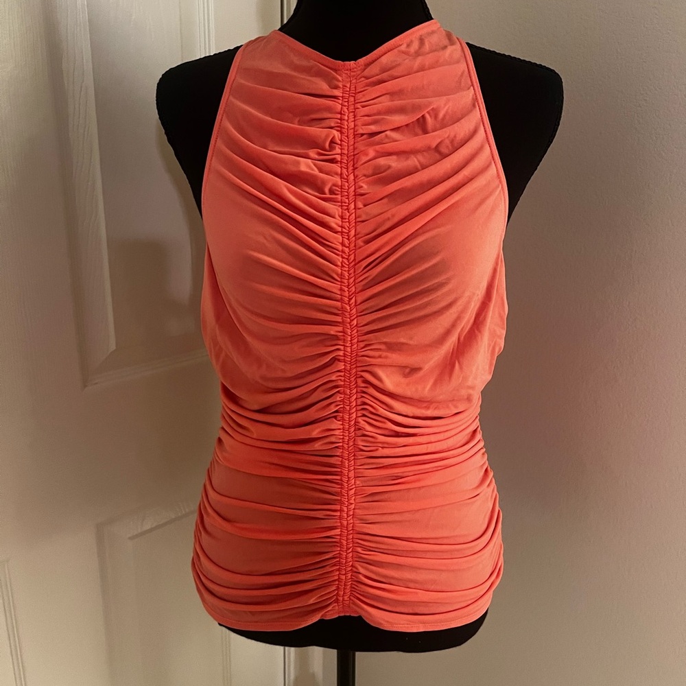 ALC Pink Ruched Tank Top